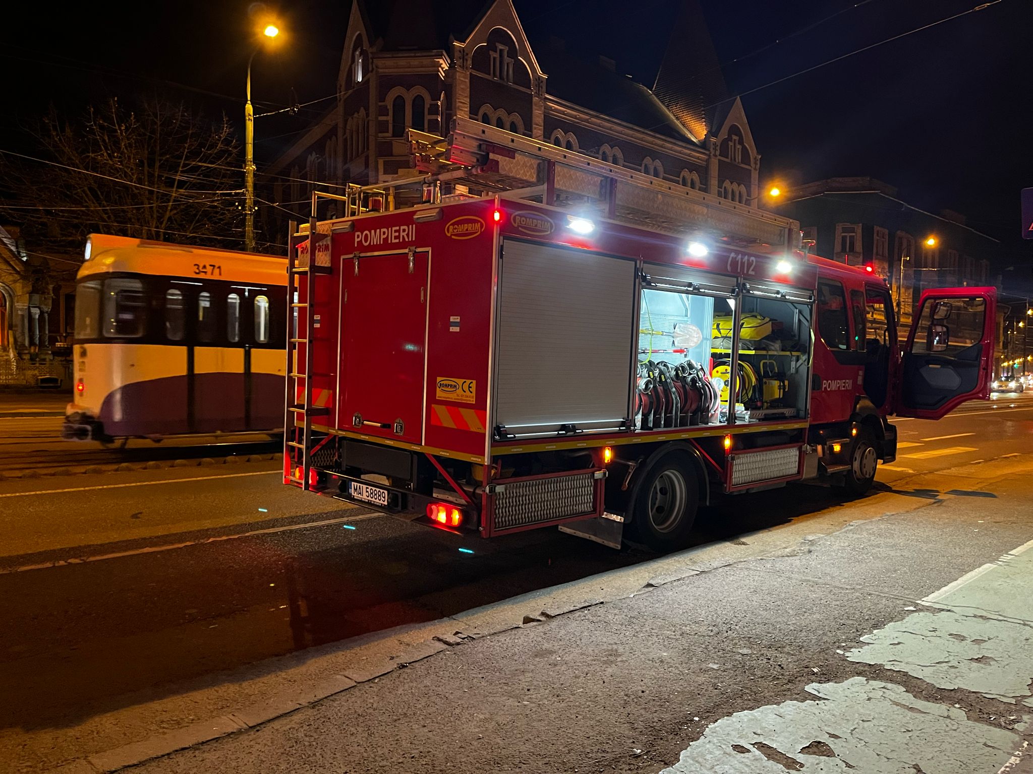 incendiu stalp iluminat (3)