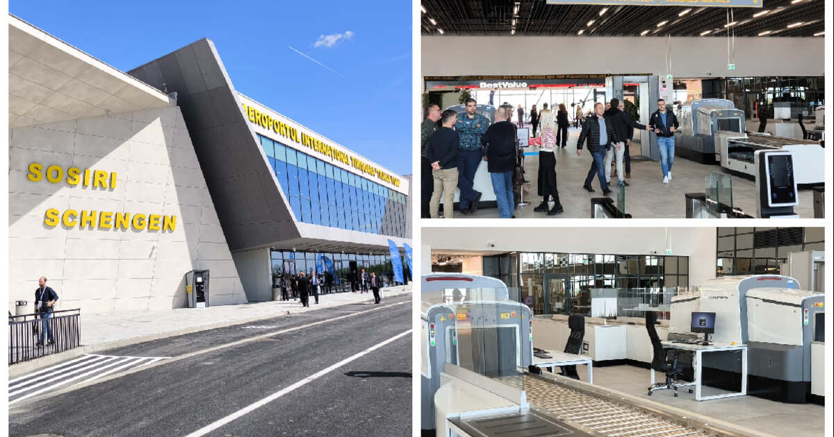 Inaugurarea terminalului Schengen la Aeroportul Timișoara, inspirat de Traian Vuia. Inaugurarea terminalului Schengen la Aeroportul Timișoara, inspirat de Traian Vuia.