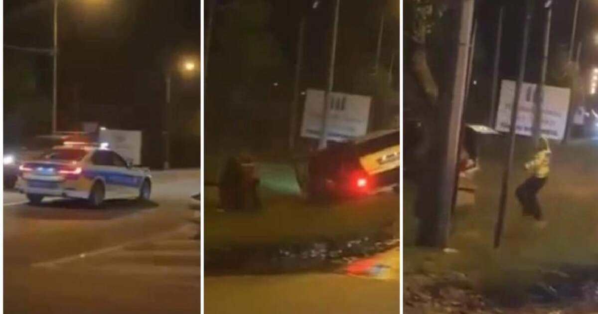 Împușcături în traficul din Ghiroda. Polițiștii au oprit mașina cu migranți.