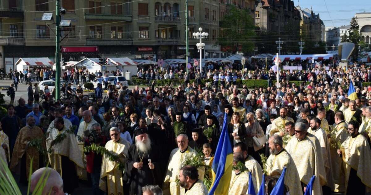 Credincioșii ortodocși sărbătoresc Duminica Floriilor la Timișoara. Credincioșii ortodocși sărbătoresc Duminica Floriilor la Timișoara.