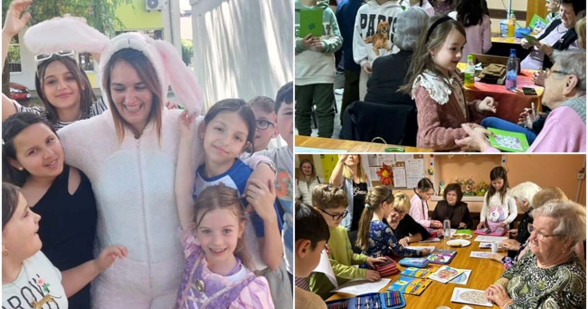 Imagini cu copii și bunici din centrul DAS Timișoara, cadouri de la Iepuraș. Imagini cu copii și bunici din centrul DAS Timișoara, cadouri de la Iepuraș.
