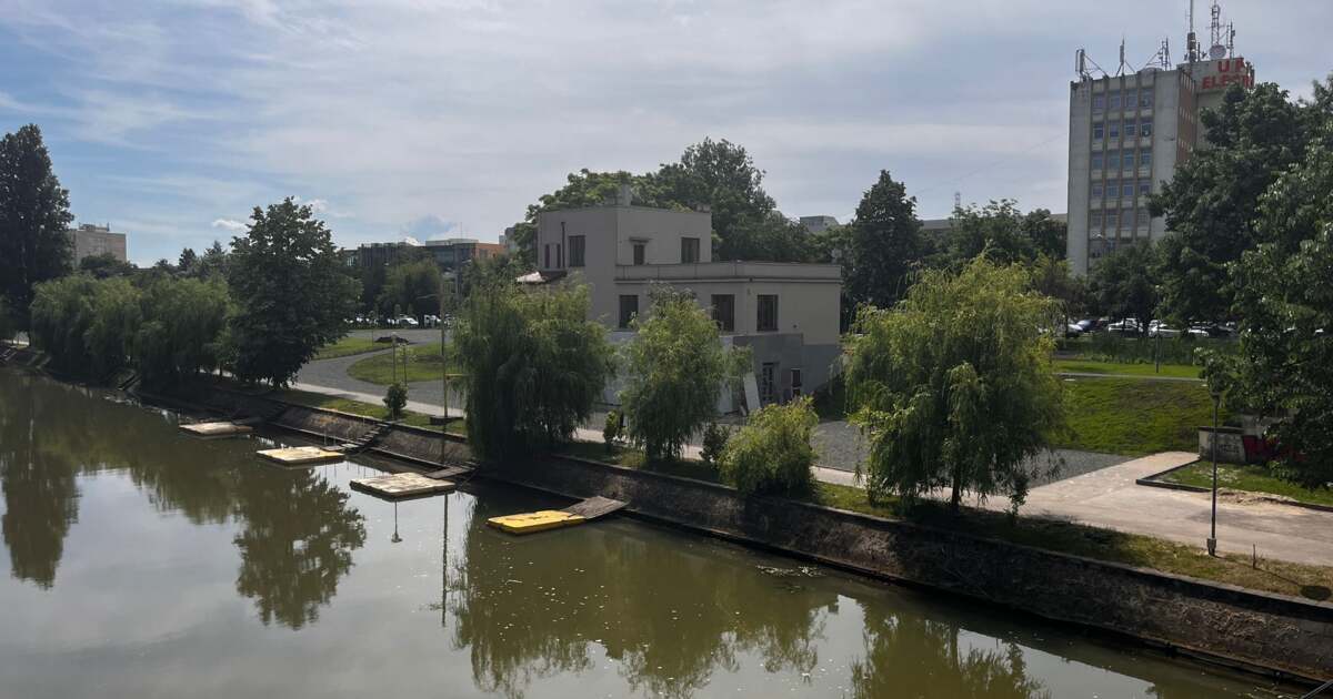 O cladire rezistenta dupa demolari, pe malul Begai, deschisa pentru expozitie "10 ani de Beta"