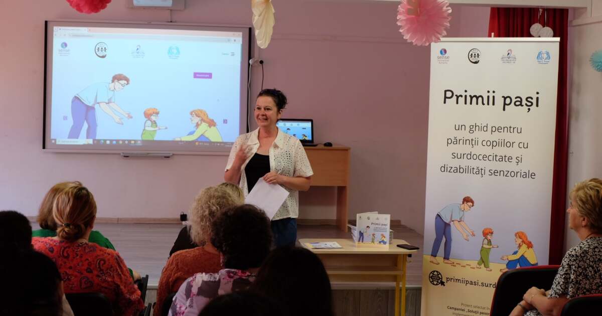 Primul manual pentru părinții copiilor surzi și cu dizabilități senzoriale Primul manual pentru părinții copiilor surzi și cu dizabilități senzoriale