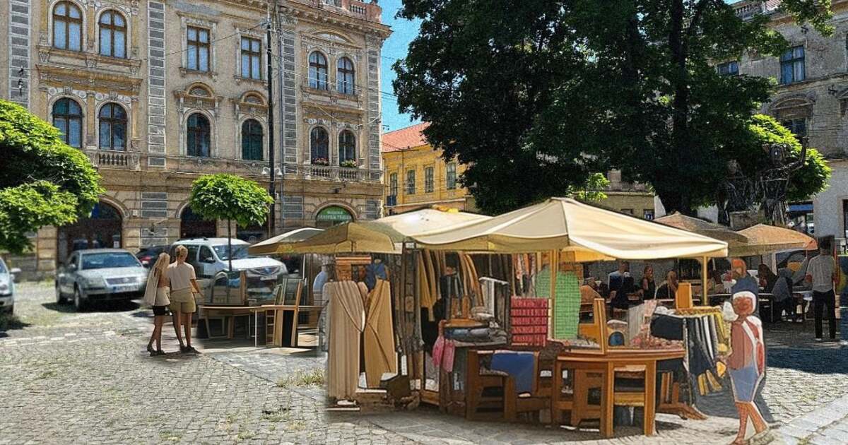 Piața Traian devine din nou punct de atracție comercială. Piața Traian devine din nou punct de atracție comercială.
