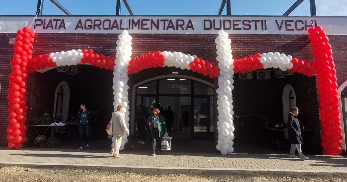 Inaugurarea noii piețe agroalimentare din localitatea Dudeștii Vechi: GALERIE FOTO Inaugurarea noii piețe agroalimentare din localitatea Dudeștii Vechi: GALERIE FOTO
