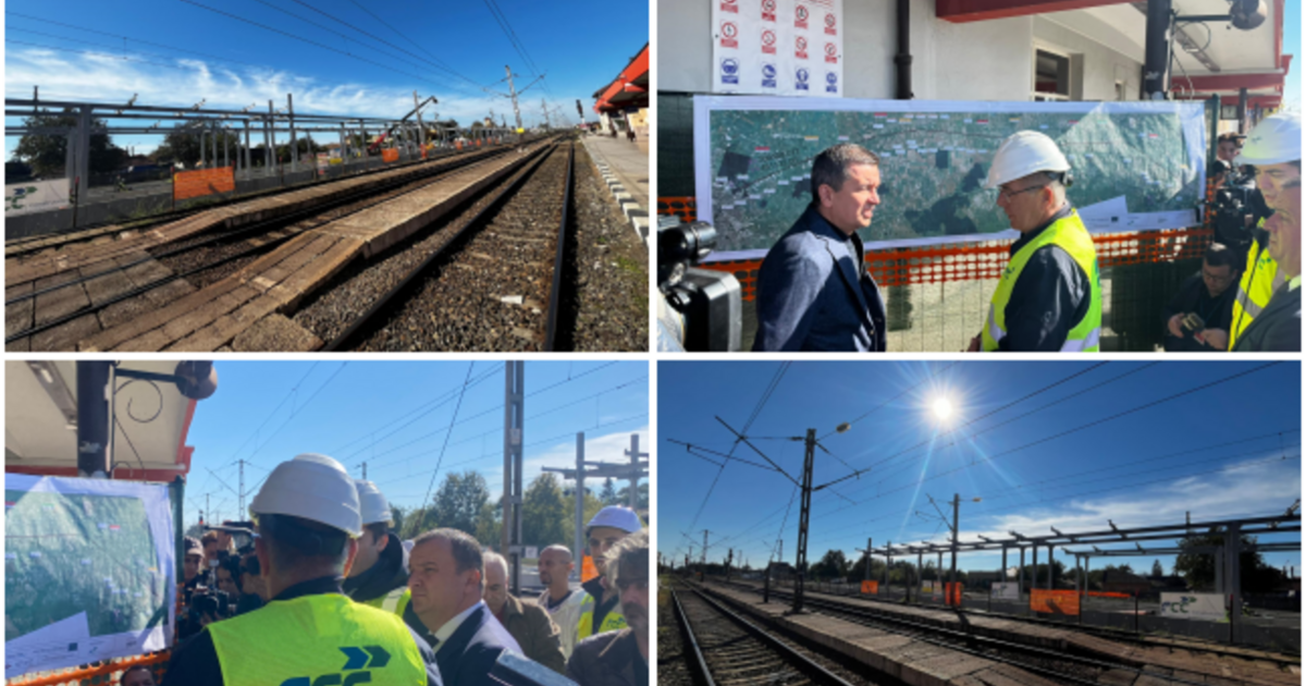 Progrese notabile la construcția căii ferate Lugoj - Timișoara Est Progrese notabile la construcția căii ferate Lugoj - Timișoara Est