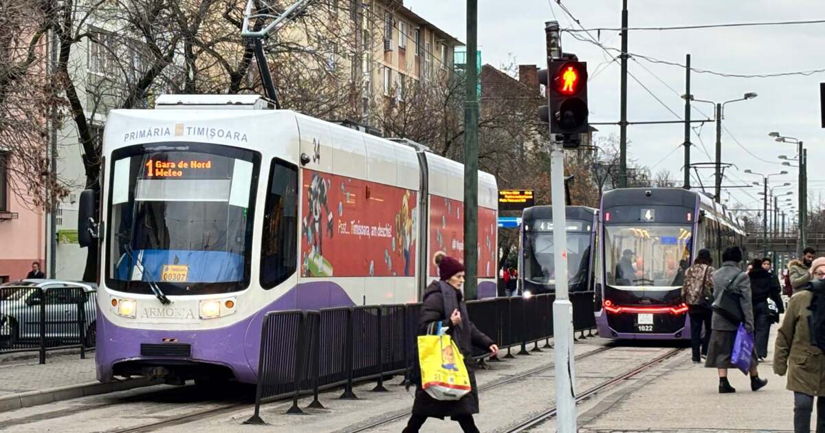 O femeie din Timișoara a fost lovită de tramvai când a traversat pe roșu O femeie din Timișoara a fost lovită de tramvai când a traversat pe roșu