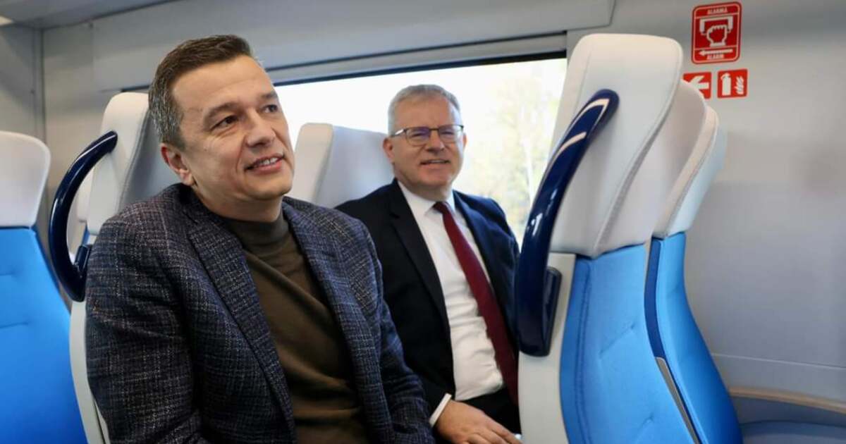 Sorin Grindeanu anunță noi trenuri pe ruta Timișoara – București din 2024.