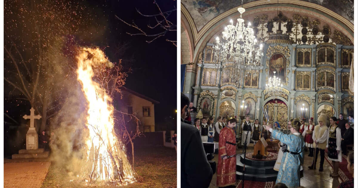 VIDEO. Ajunul Crăciunului pe rit vechi, sărbătorit și la Biserica