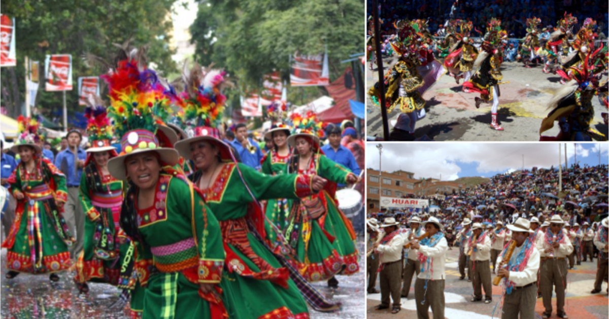 Spectacol colorat la un mare carnaval bolivian cu dansatori și muzicieni – GALERIE FOTO