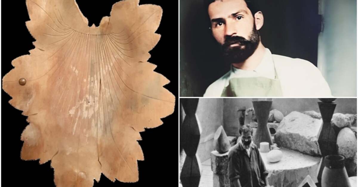 Descoperirea unei frunze sculptate de Brâncuși a dăruită lui Traian Vuia Descoperirea unei frunze sculptate de Brâncuși a dăruită lui Traian Vuia