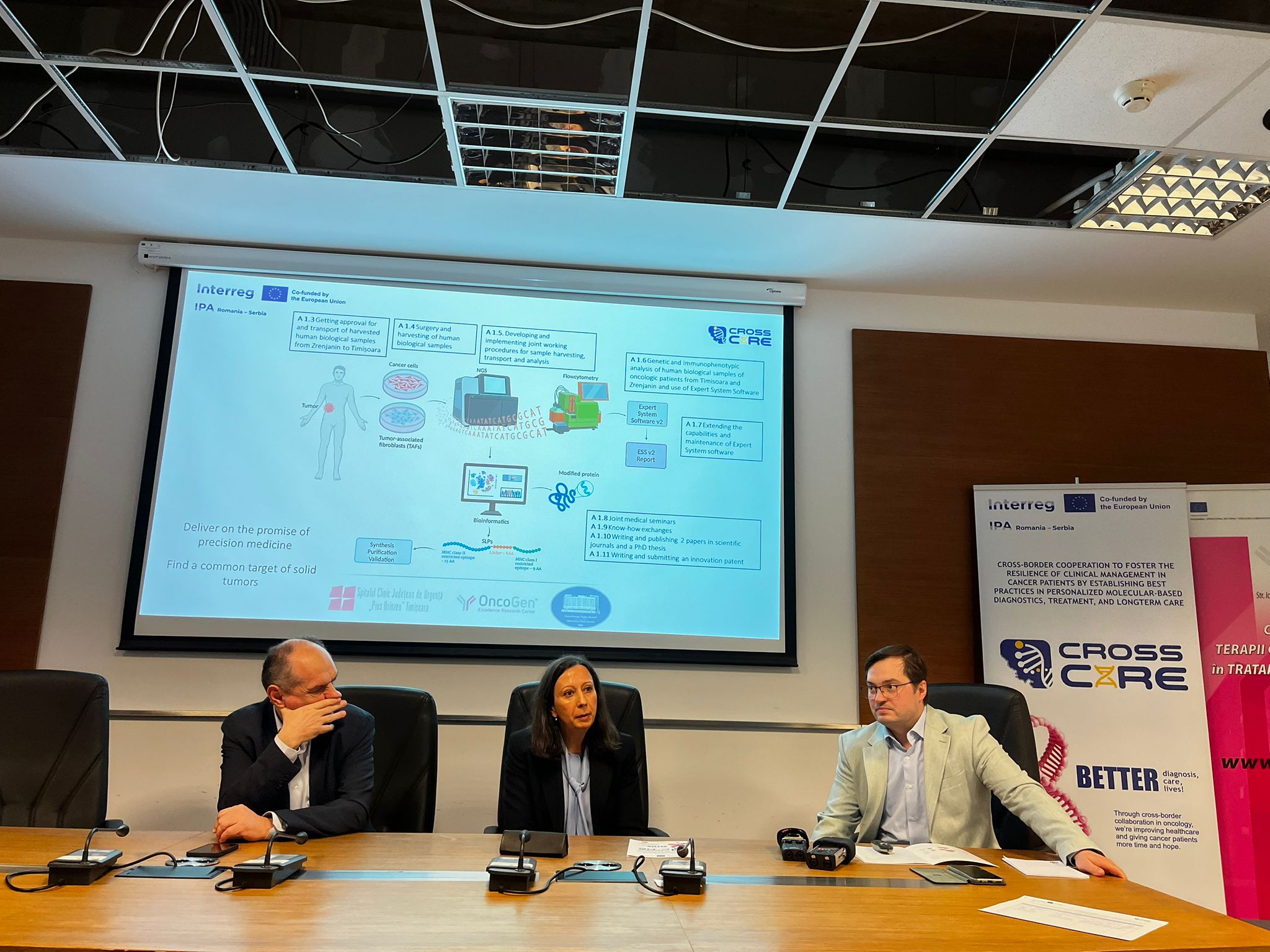 Proiect inovator de tratare a cancerului prin cercetare genetică Timișoara-Serbia