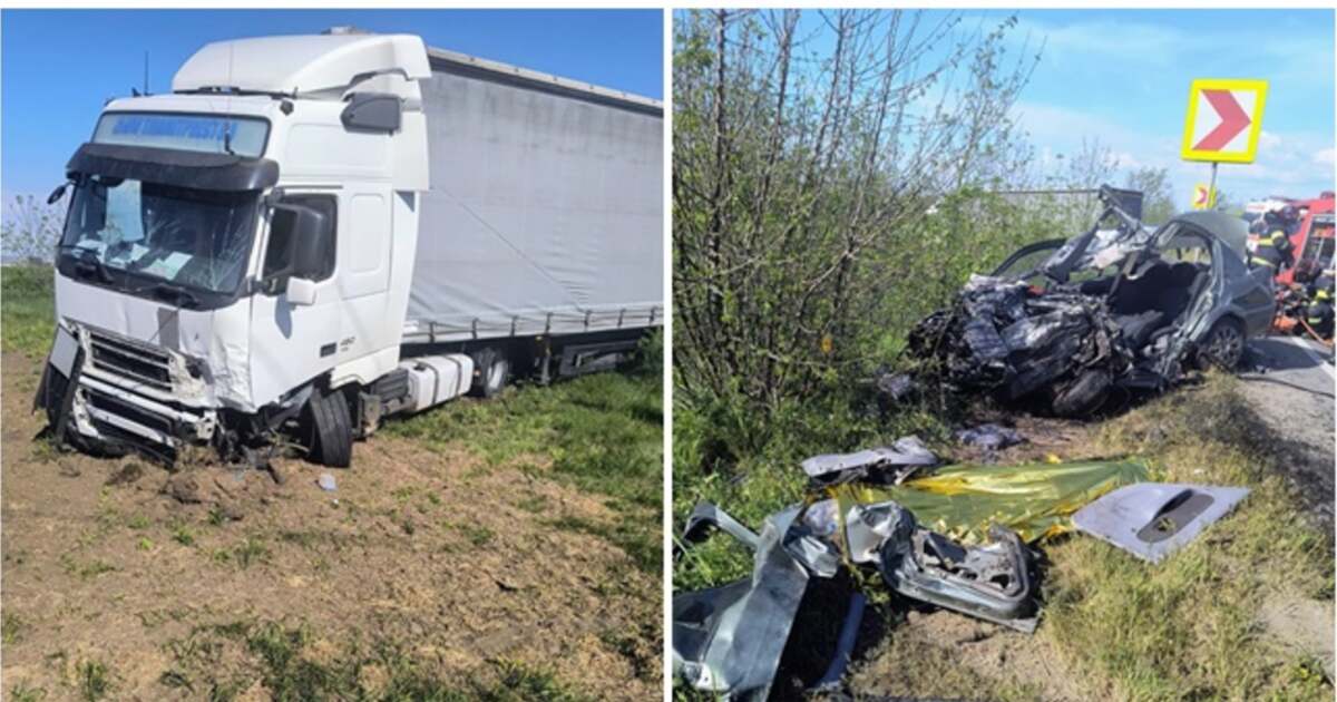 Tragedie în Arad: Femeie decedată și doi copii grav răniți într-un accident rutier
