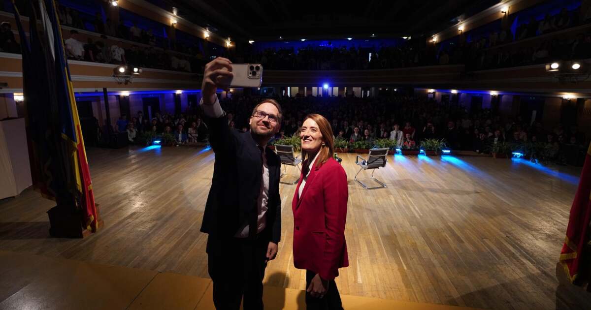 Roberta Metsola s-a întâlnit cu tinerii din Timișoara: un mesaj optimist de la Fritz.