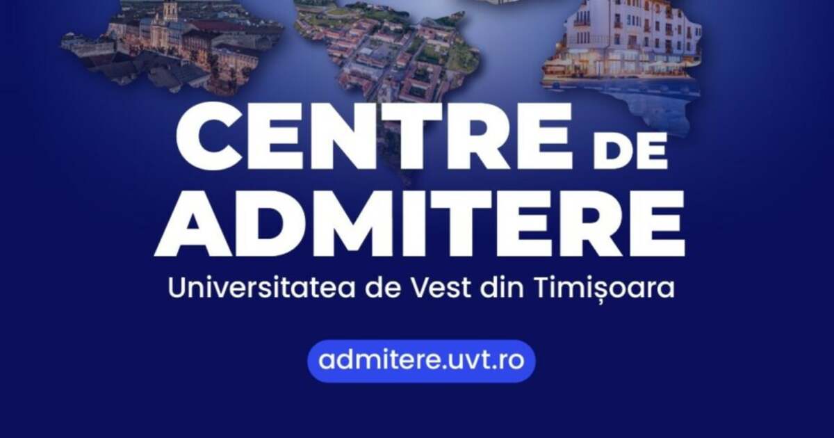 Înscrie-te repede și ușor la Universitatea de Vest din Timișoara!