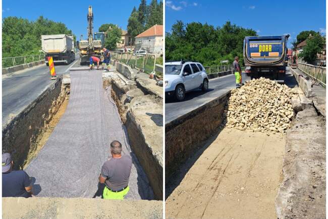 Lucrări drumuri vestul țării