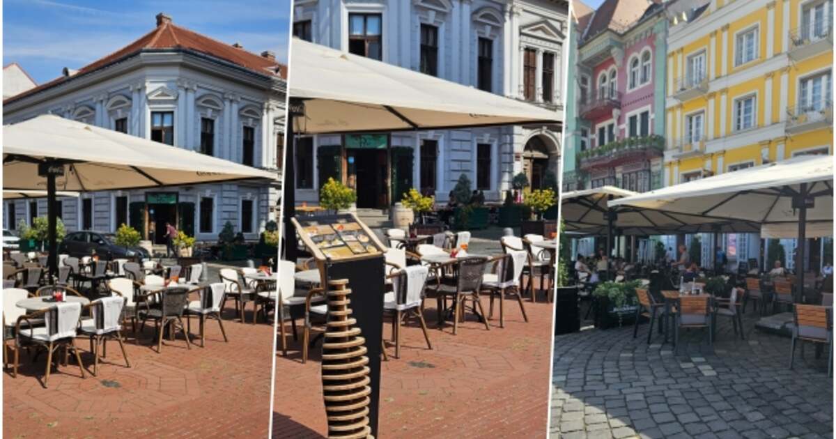 Teraselor din Piața Unirii le scade numărul vizitatorilor, dar prețurile rămân neschimbate Teraselor din Piața Unirii le scade numărul vizitatorilor, dar prețurile rămân neschimbate