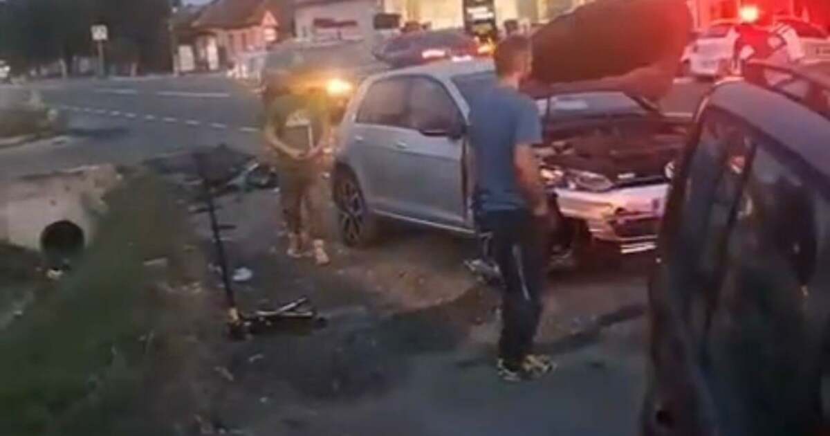 Trei victime într-un accident la Remetea Mare, inclusiv doi copii răniți