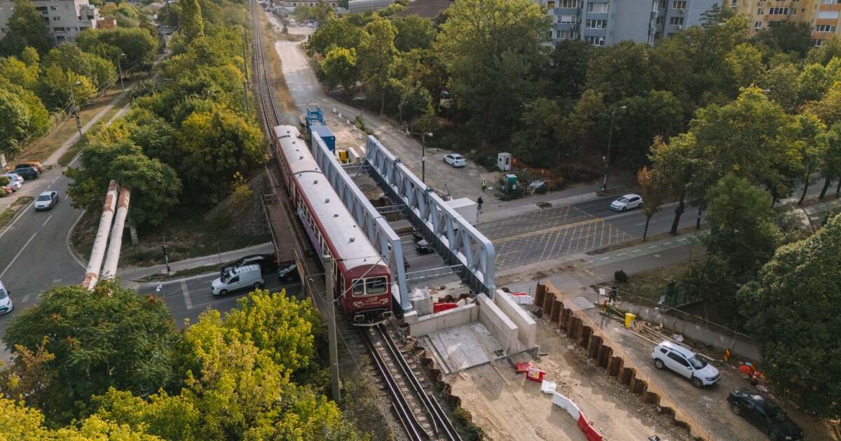 Tablier nou la pasajul din Parcul Botanic. Ce lucrări s-au realizat la calea ferată din Timișoara?