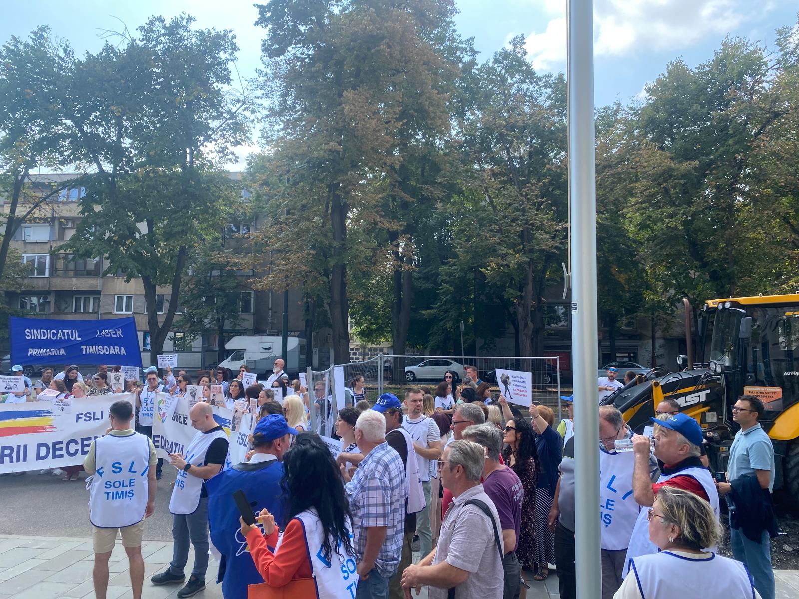 protest profesori educatie prefectura timisoara (6)