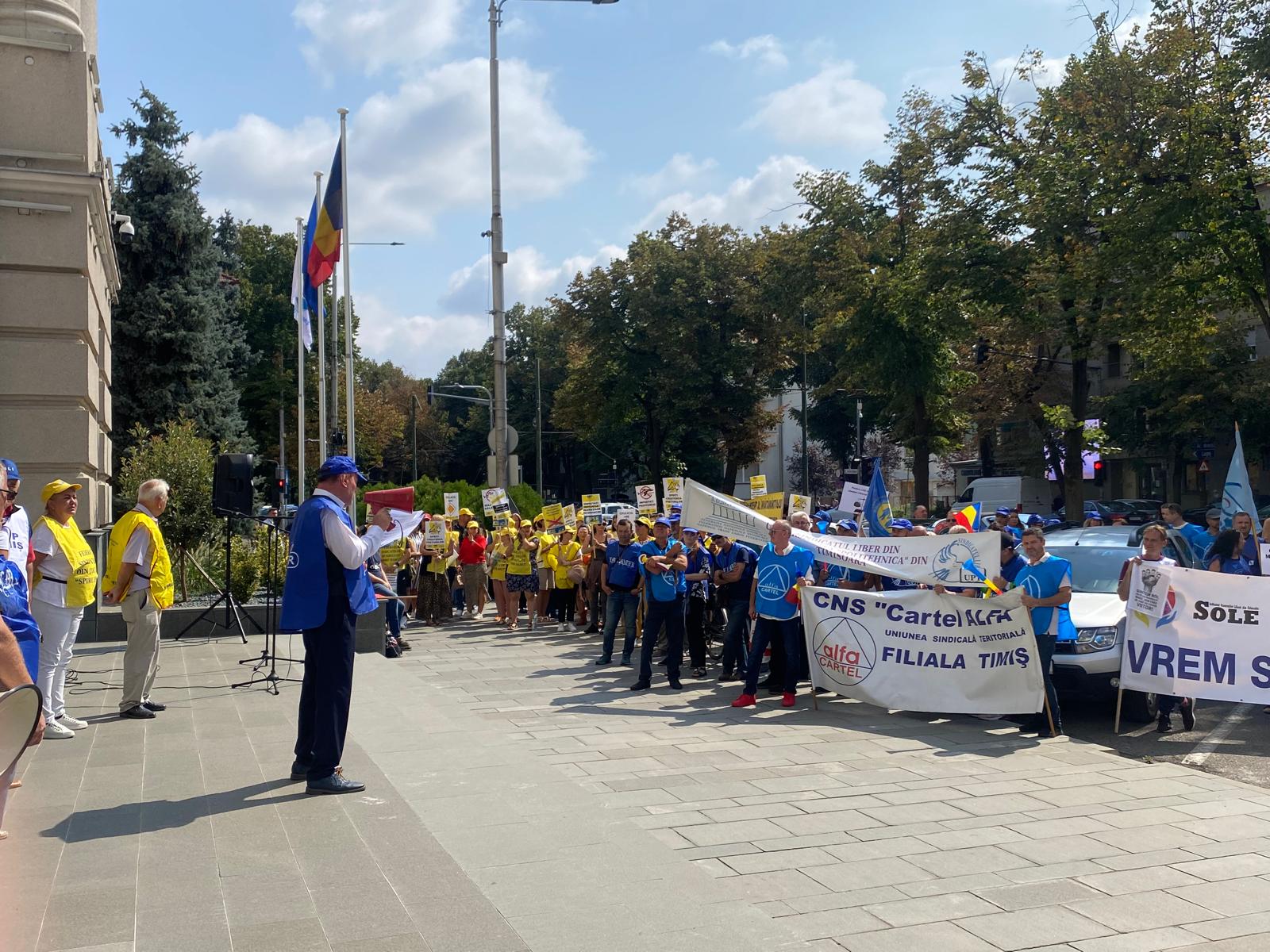 protest profesori educatie prefectura timisoara (7)