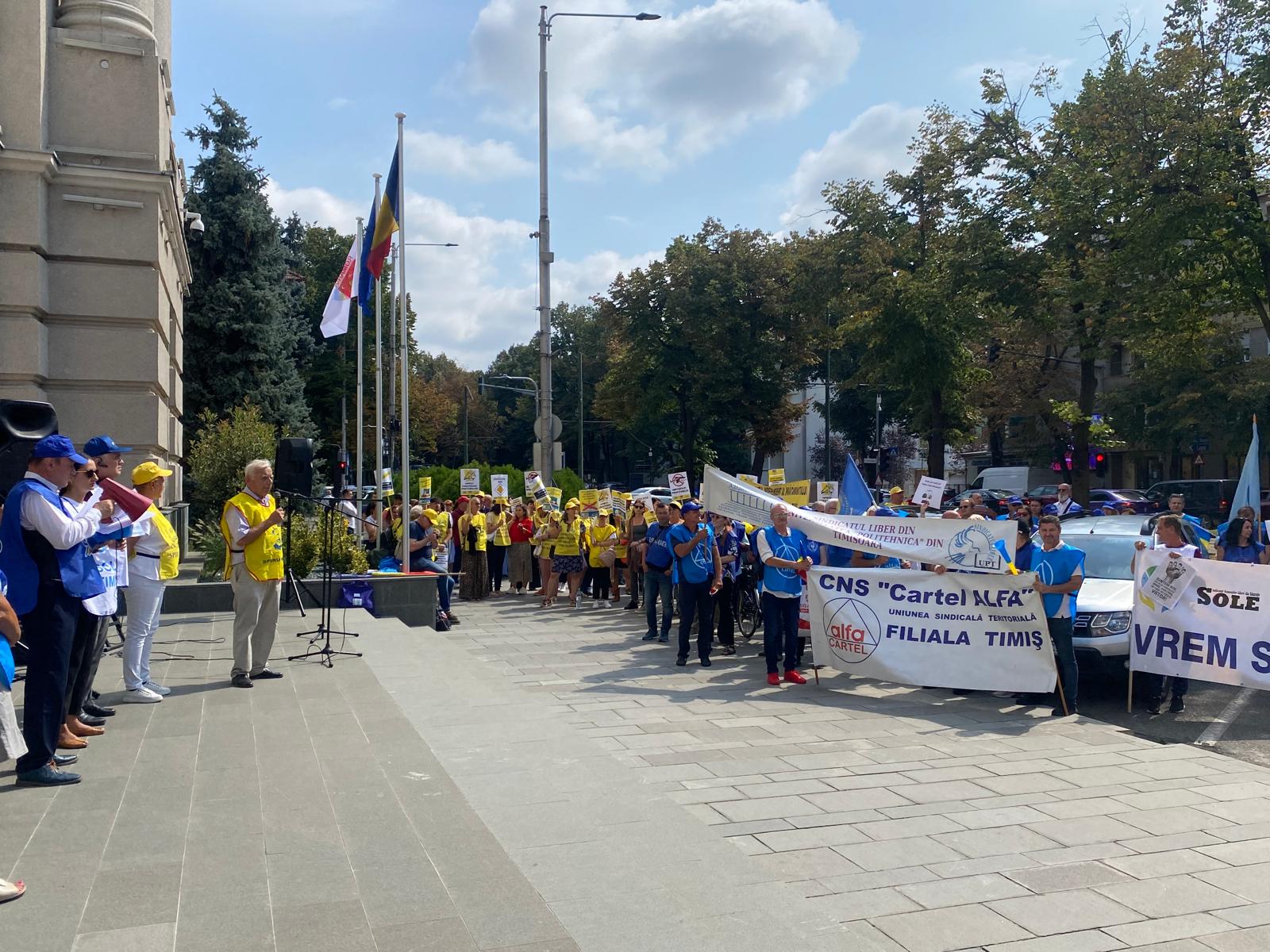 protest profesori educatie prefectura timisoara (11)