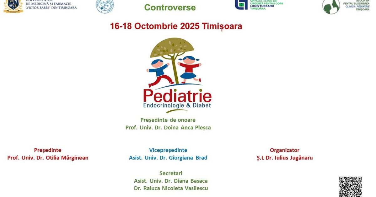 Conferința din Timișoara reunește experți în Endocrinologia Pediatrică din țară și străinătate Conferința din Timișoara reunește experți în Endocrinologia Pediatrică din țară și străinătate