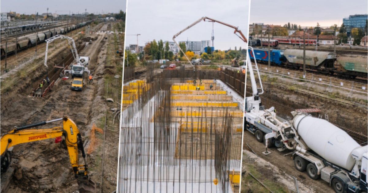 Se reiau lucrările la calea ferată din zona Gării de Nord Timișoara Se reiau lucrările la calea ferată din zona Gării de Nord Timișoara