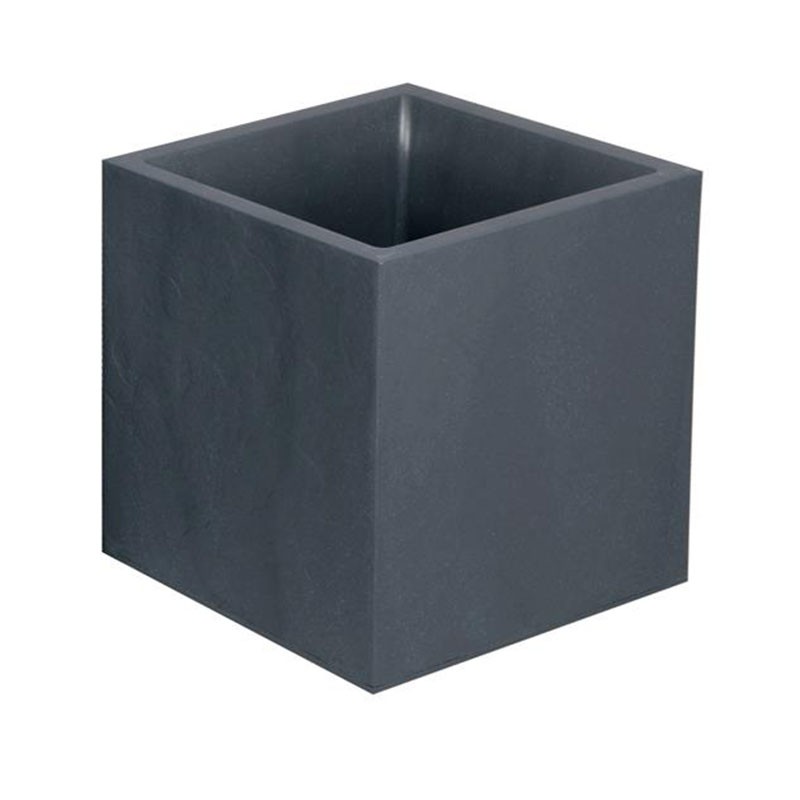 jardiniera volcania antracit 39,5x39,5x43,5cm
