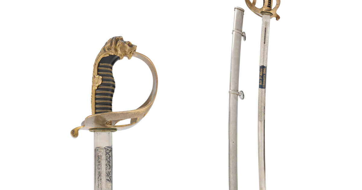 Licitație spectaculoasă: Sabia de gală a prințului Ghica pornește de la 900 de euro! Licitație spectaculoasă: Sabia de gală a prințului Ghica pornește de la 900 de euro!