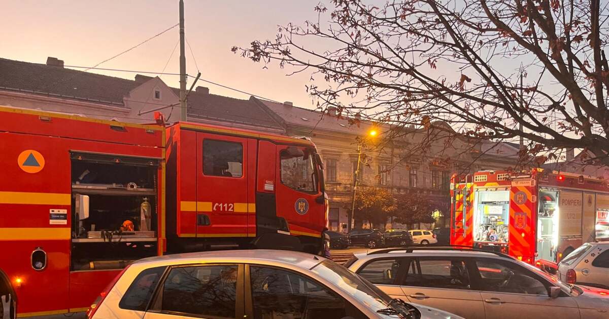 Incendiu devastator într-o casă de pe strada Gheorghe Barițiu din Timișoara