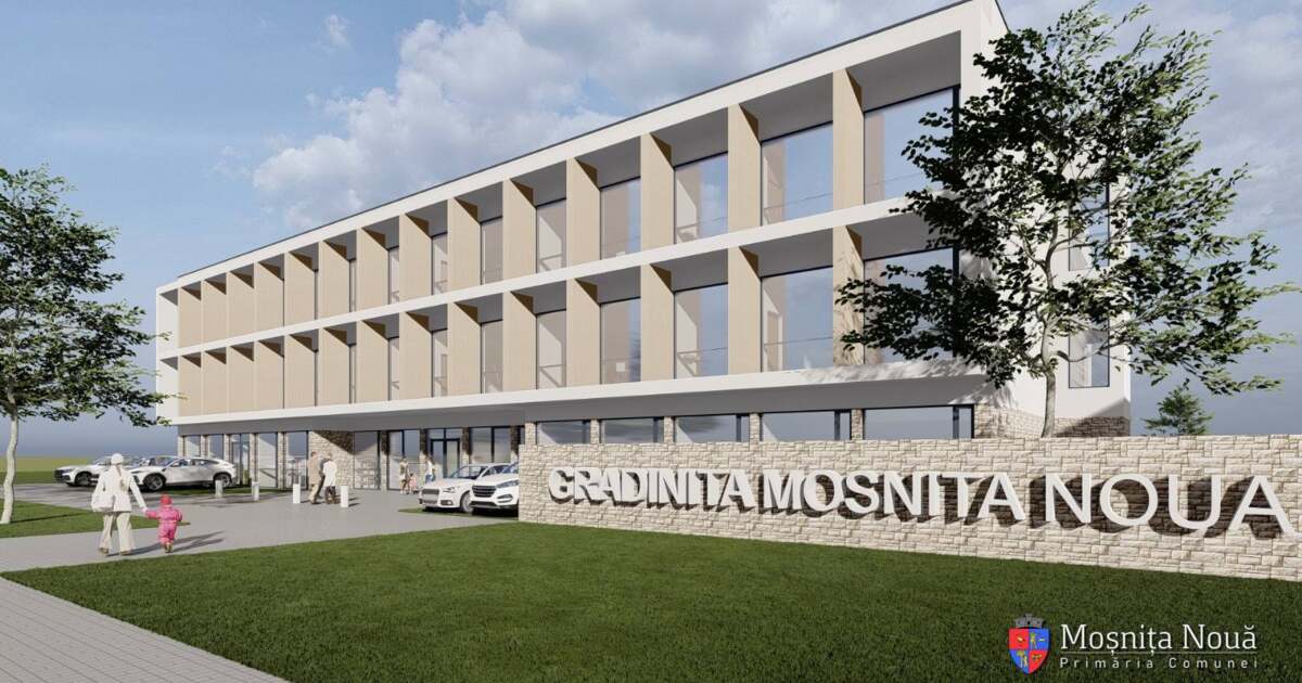 Noua grădiniță din Moșnița Nouă, un proiect de 18 milioane de lei, începe lucrările. Noua grădiniță din Moșnița Nouă, un proiect de 18 milioane de lei, începe lucrările.
