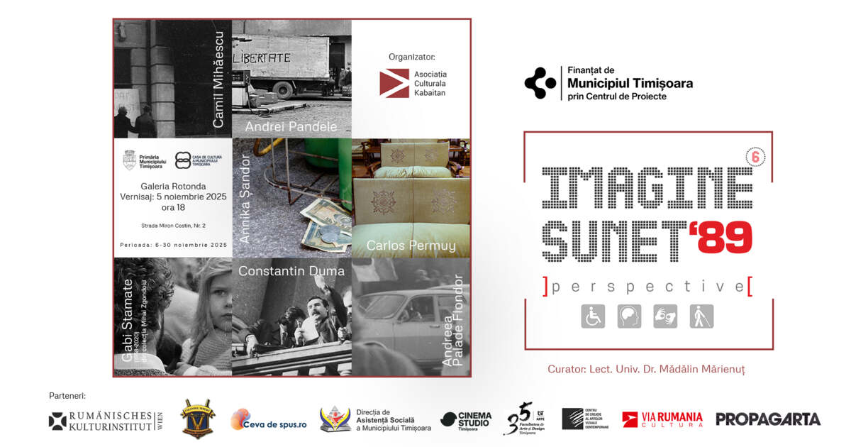 „Expoziția „Imagine. Sunet. ’89” la Galeria Rotonda din Timișoara: O privire asupra Revoluției” „Expoziția „Imagine. Sunet. ’89” la Galeria Rotonda din Timișoara: O privire asupra Revoluției”