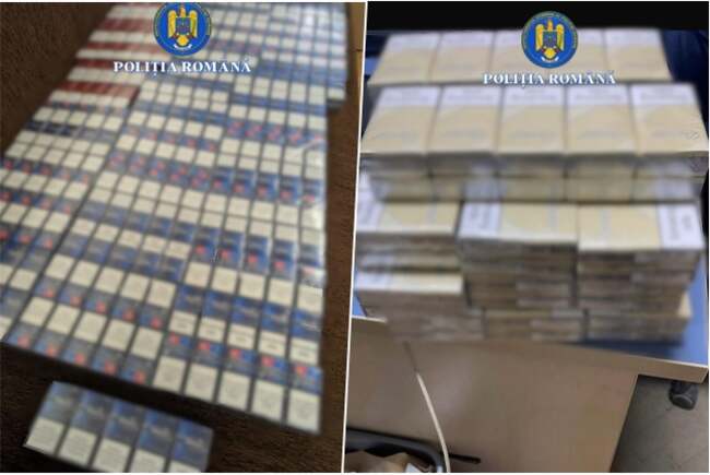 Poza pentru articolul Acțiuni ale poliției în Timiș: aproape 12.000 de țigarete ilegale scoase din circuit