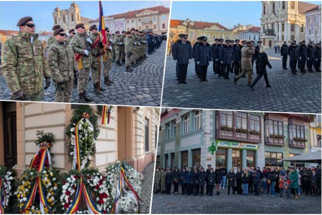Poza pentru articolul VIDEO. Puțini timișoreni au luat parte la evenimentele prilejuite de Mica Unire