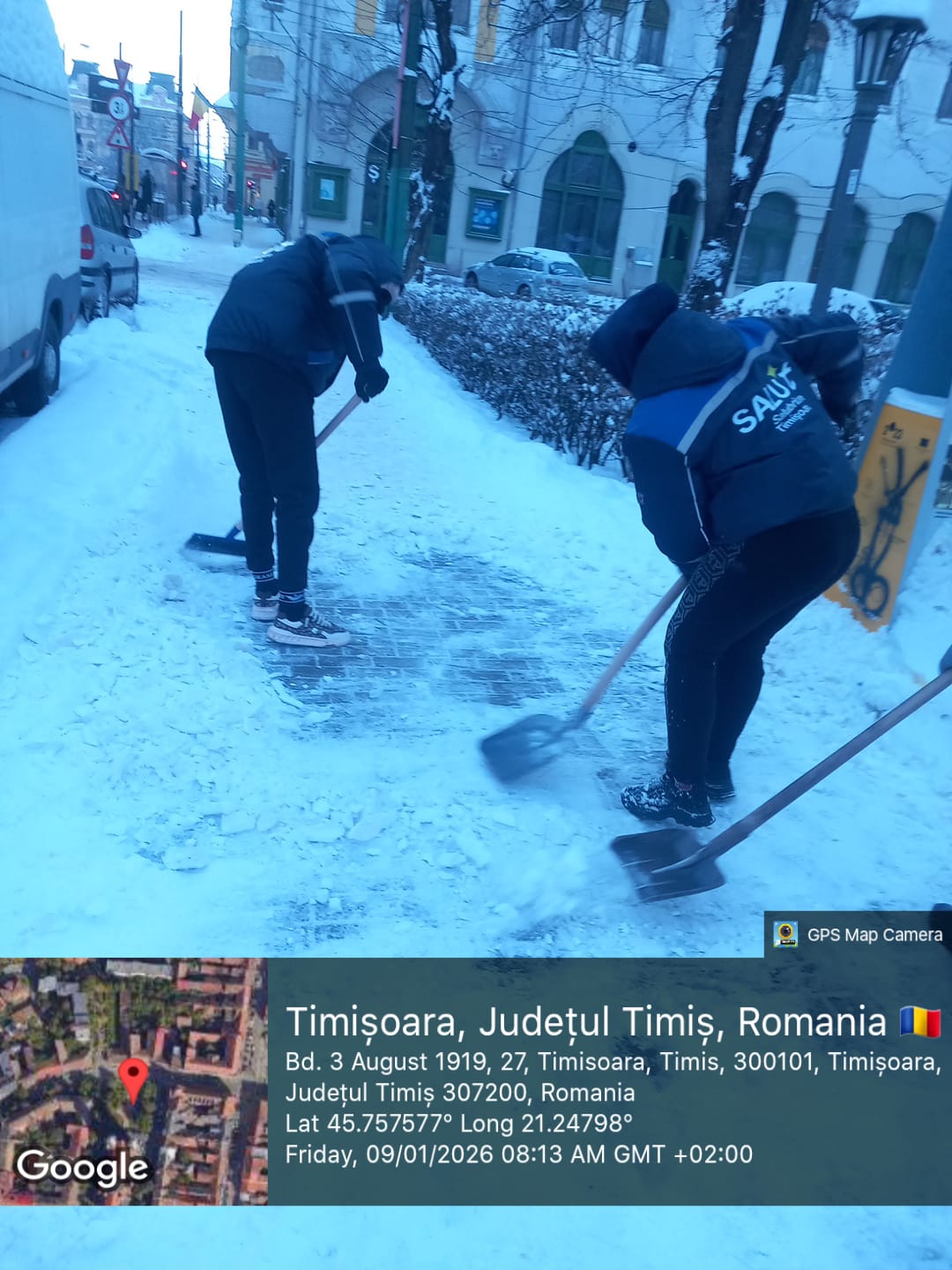 deszăpezire 9 ianuarie timișoara (1)