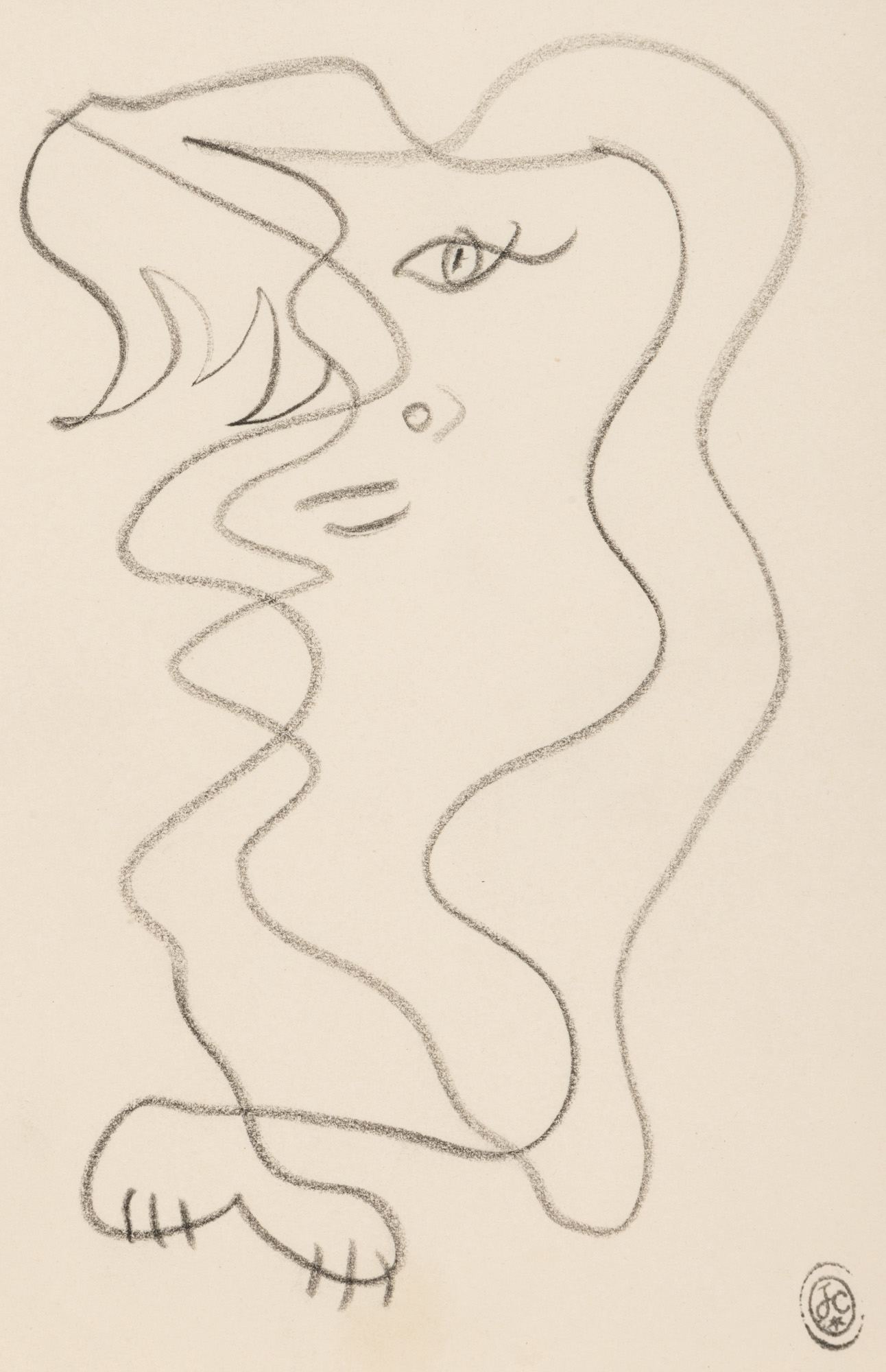 Jean-Cocteau_Femeia-leu