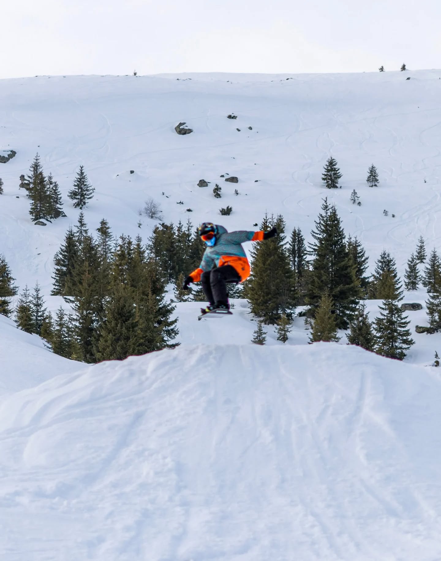 snowboarding muntele mic