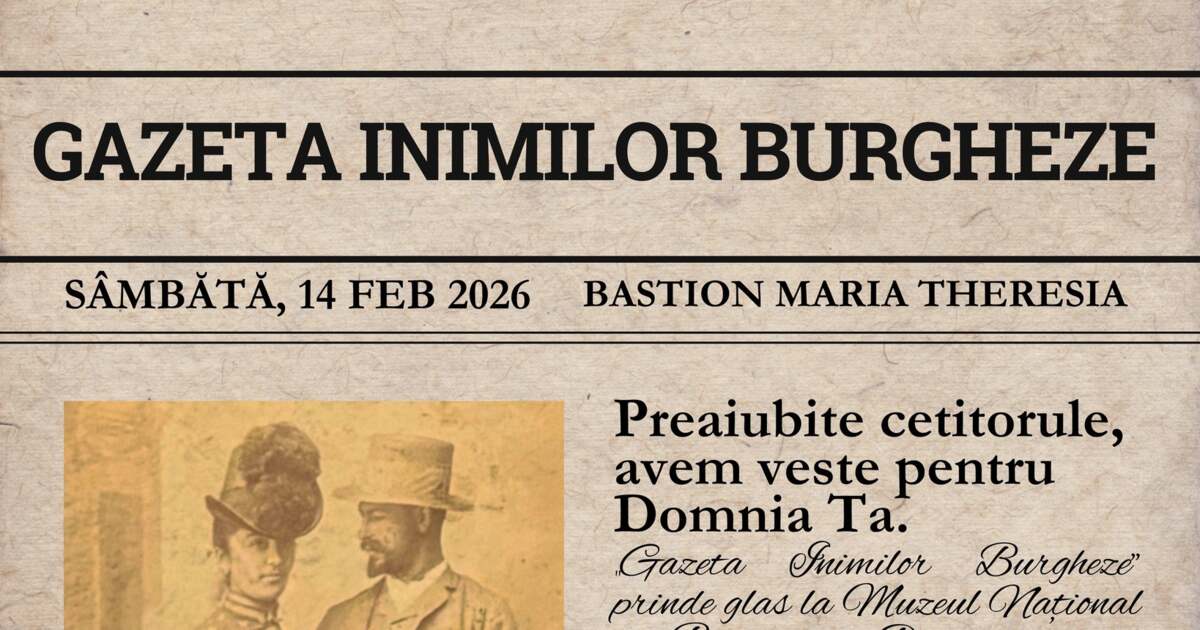 „Gazeta Inimilor Burgheze” revine cu povești de dragoste și elitele Timișoarei din trecut