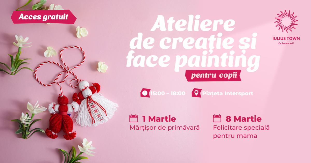 Activități captivante de weekend la Iulius Town: ateliere, teatru pentru copii și competiții sportiv. Activități captivante de weekend la Iulius Town: ateliere, teatru pentru copii și competiții sportiv.