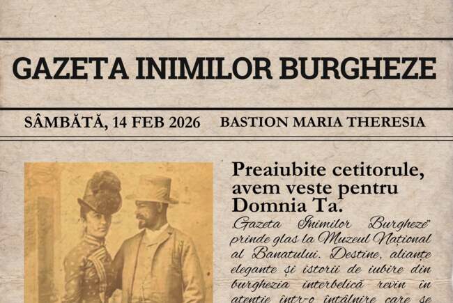 Poza pentru articolul „Gazeta Inimilor Burgheze” readuce poveștile de dragoste și elitele Timișoarei de altădată