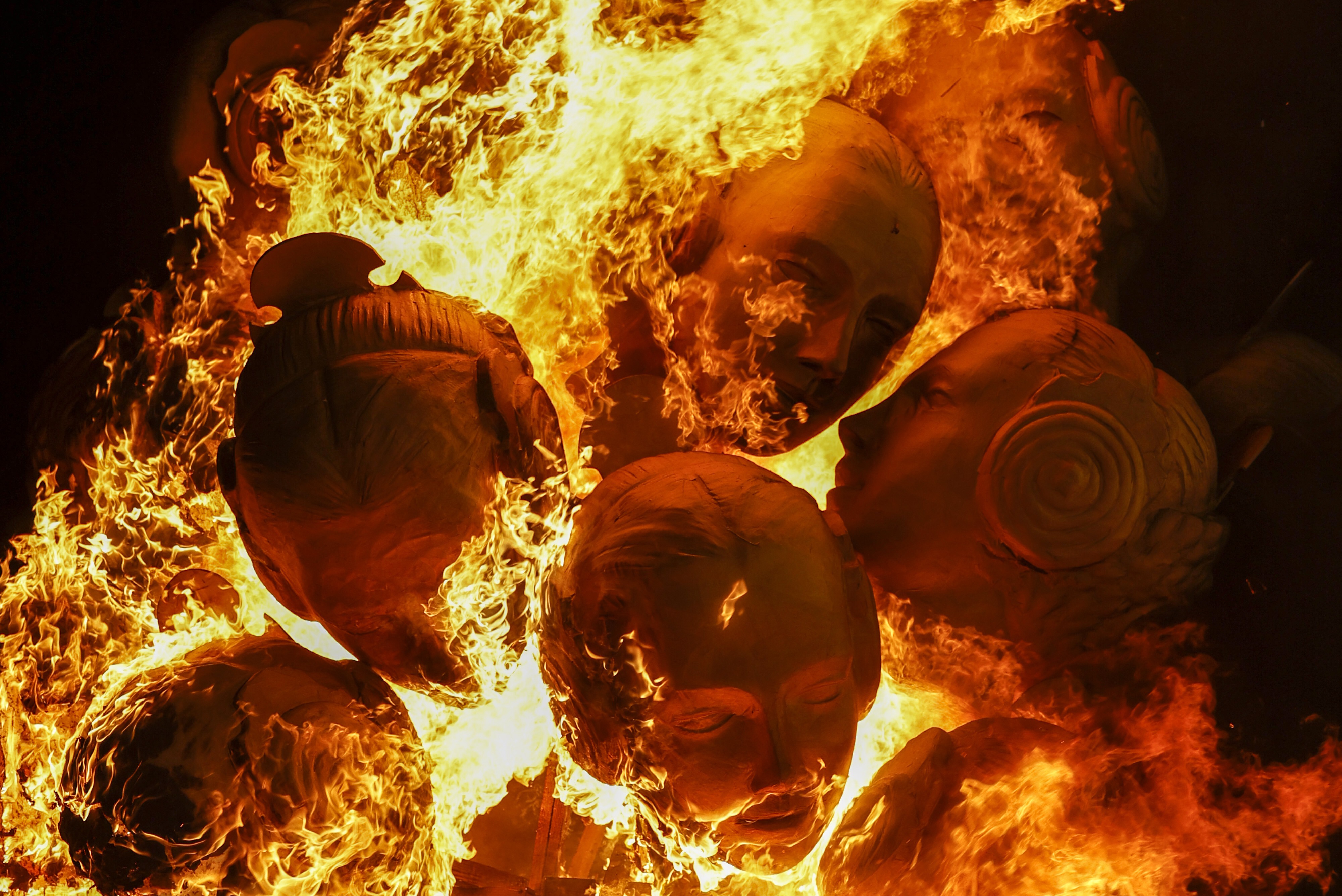 'Cremá' Night of Fallas 2025