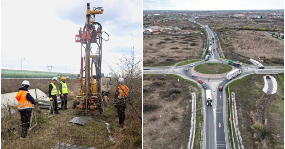 FOTO: Pasajul subteran de la Drumul Boilor începe forajele geotehnice pentru pregătire.
