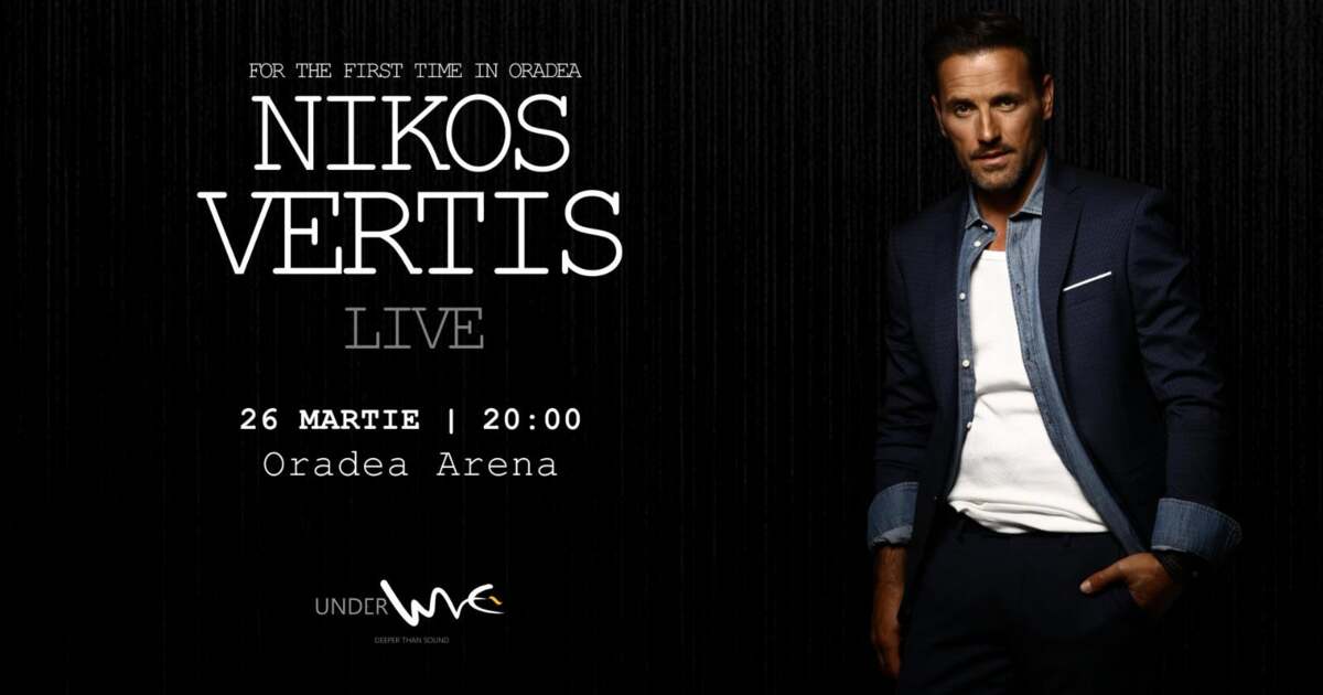 Biletele se vând repede: Nikos Vertis promite un spectacol de neuitat la Oradea!