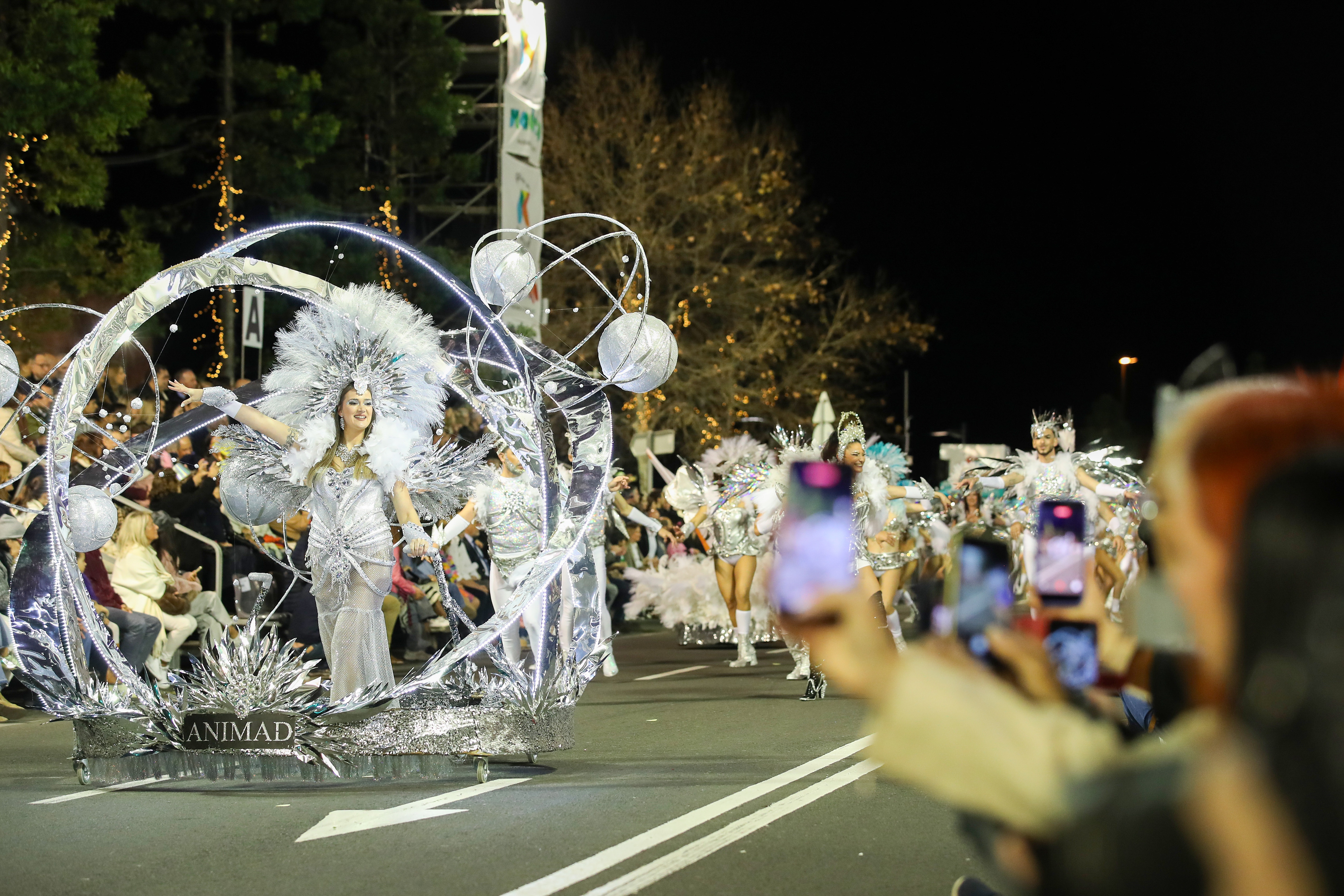 Carnival parade in Madeira Island