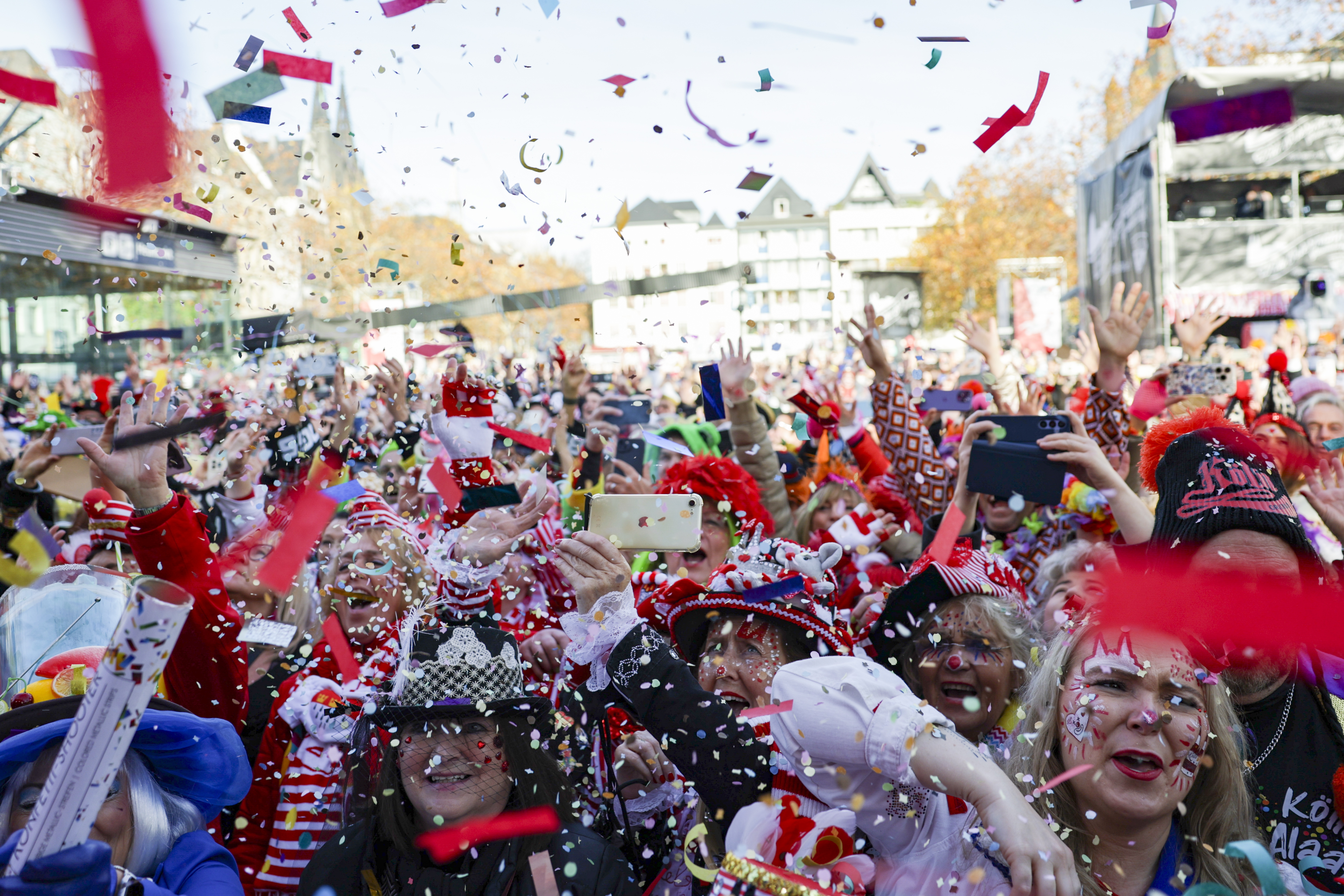Carnival season prelude in Cologne, Germany