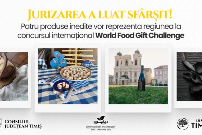 Poza pentru articolul Banatul își trimite ambasadorii gustului în Creta. Patru produse inedite intră în finala World Food Gift Challenge 2026