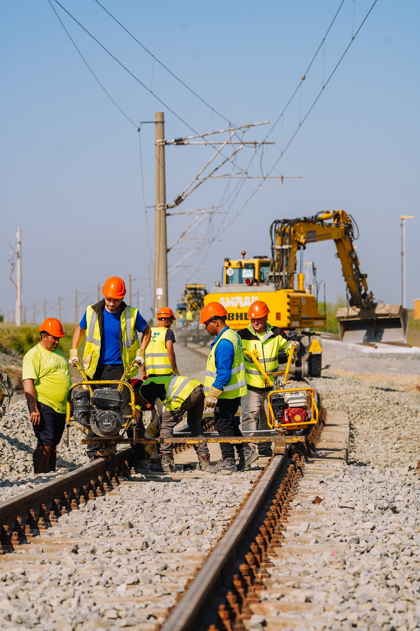 lucrări cale ferată CFR