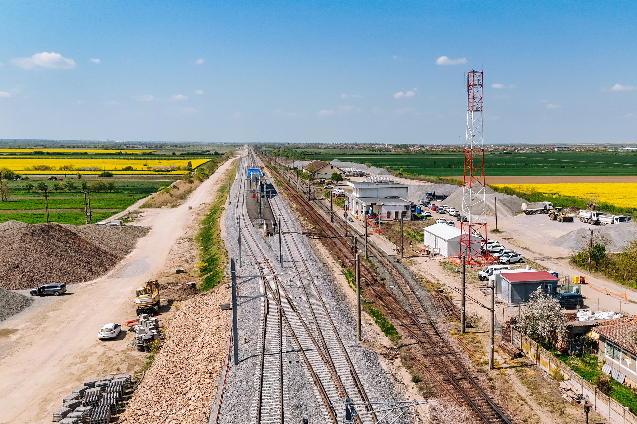 lucrări cale ferată CFR