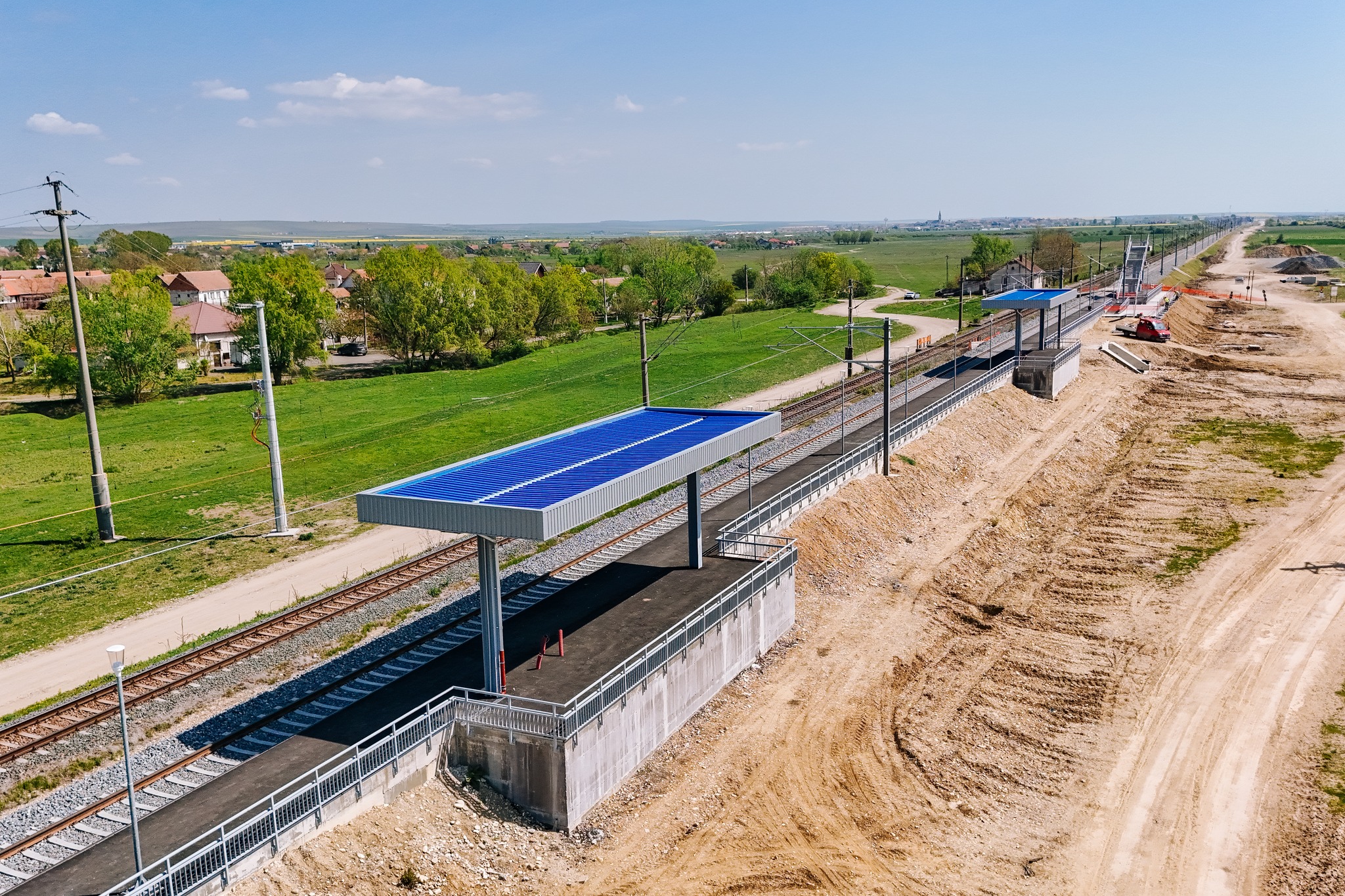 lucrări cale ferată CFR